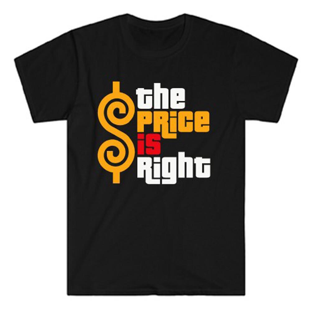 The Price is Right Tv Show Logo Black T-Shirt S