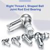 4Pcs M5 M6 M8 M10 Ball Joint Rod End Bearing Right Angle CS8/CS10/CS13/CS16 Rod End Ball Bearing