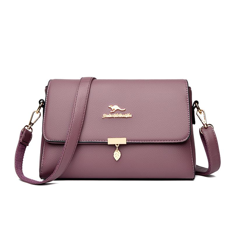 

Simple mother bag 2025 new middle-aged women s bag mother-in-law fashionable atmosphere women s bag messenger bag versatile фиолетовый