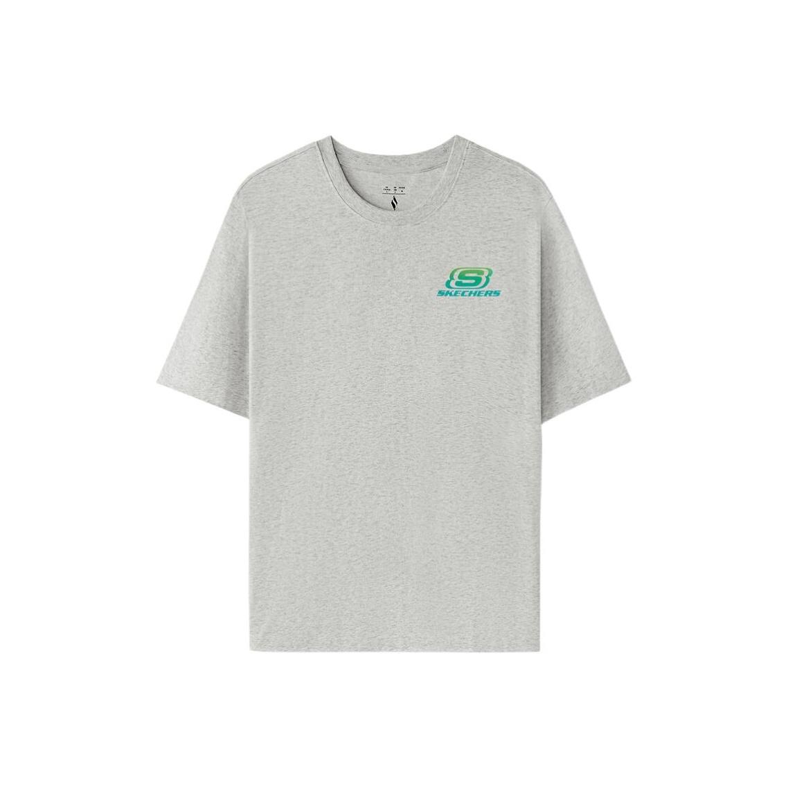 Skechers Fashion Series Trendy Sports Casual Short Sleeve T-Shirt Unisex Tops L225U151-0248 M