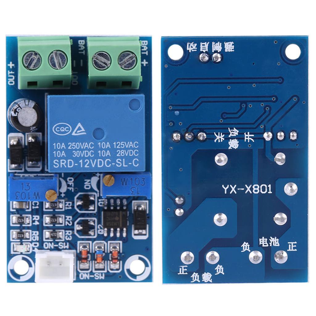 12-V-Batterie-Unterspannungsabschaltung, automatisches Einschalten, Wiederherstellungsschutzmodul