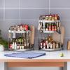Handon 3-Tier Stainless Steel Rotatable Kitchen Organizer Shelf