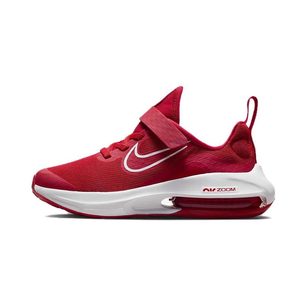 Nike Air Zoom Arcadia 2 PS University Red Kids Sneakers White DM8492-602
