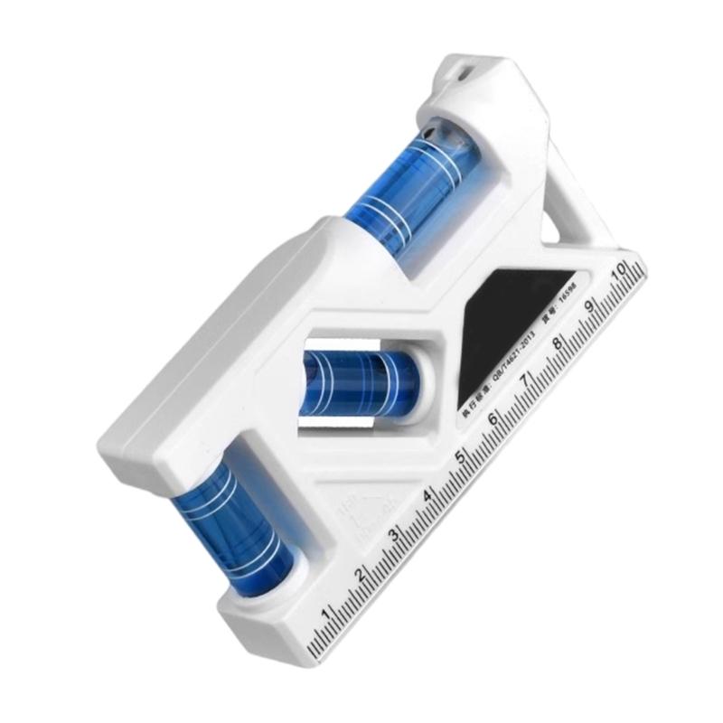 

Mini Easy Carry Level & Angles Finders with Strong Magnetic Base Protractor Level for Home Renovations & Professional Use 105mm белый