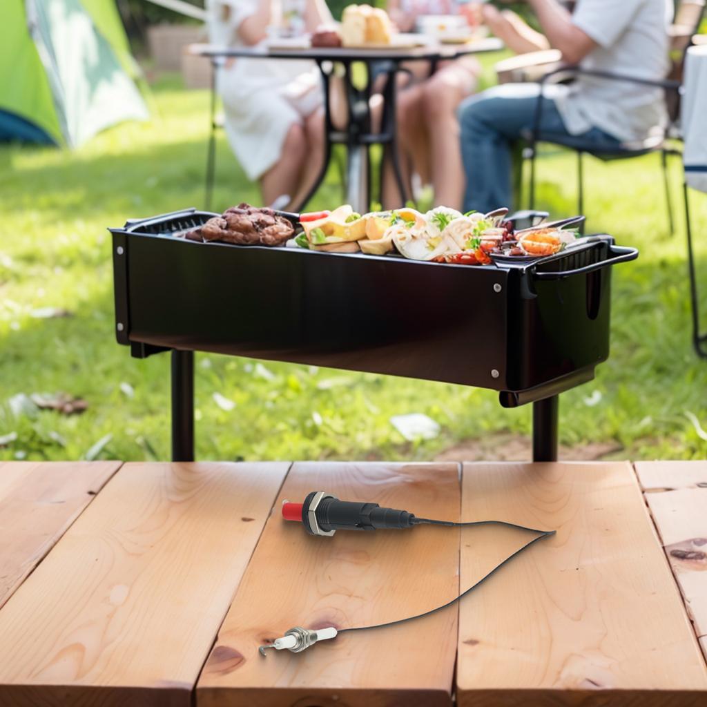 Piezo Spark Ignition Set Piezo Spark Ignition Efficient Piezo Spark Igniter for Fast Gas Stove and Grill Lighting 30cm Cable