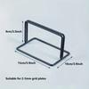 Modern Grid Display Rack with Base Metal Desktop Stand Grid Frame Storage Rack For Grid Panel