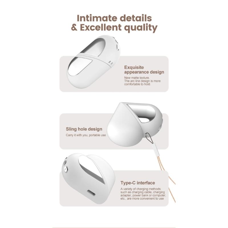 Portable Sleep Enhancement Device Double Mode Stimulation Rotating Ergonomic Design 20 Minutes Auto Timer Wristband Included Anxiety Relief Solution