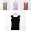 Women's Soft Seamless Ribbed Racer Back Stretch Tank Top For Yoga And Layering
