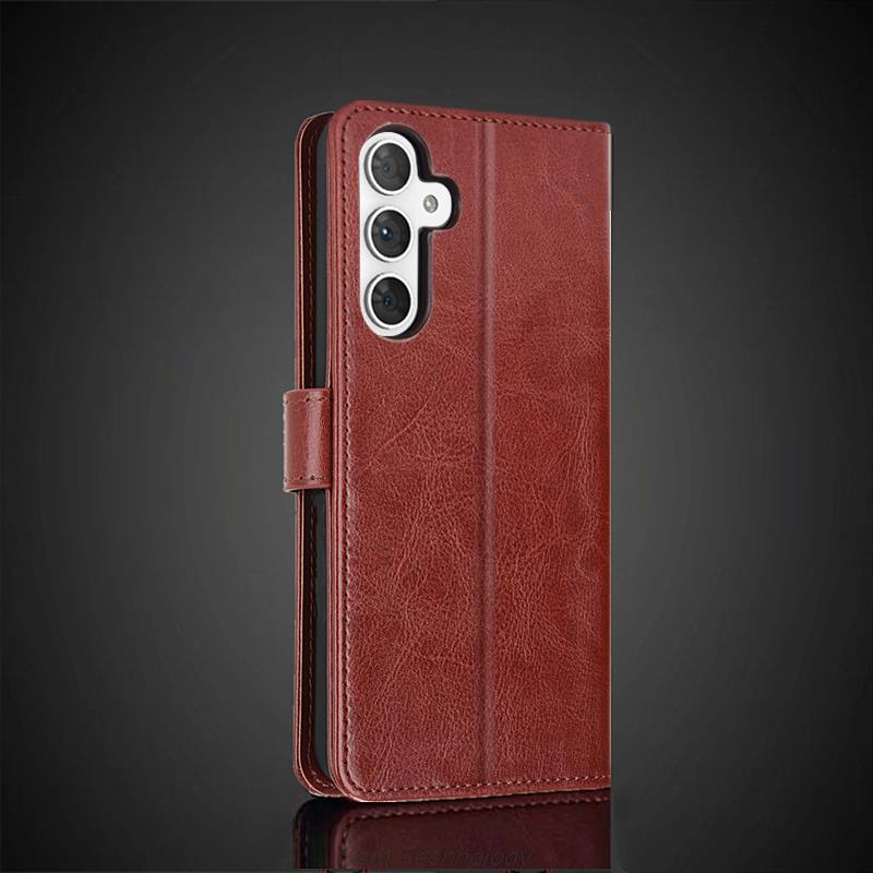 Card Holder Leather Case for Samsung Galaxy A54 5G / A 54 5G Pu Leather Flip Cover Retro Wallet Phone Case Business Fundas Coque