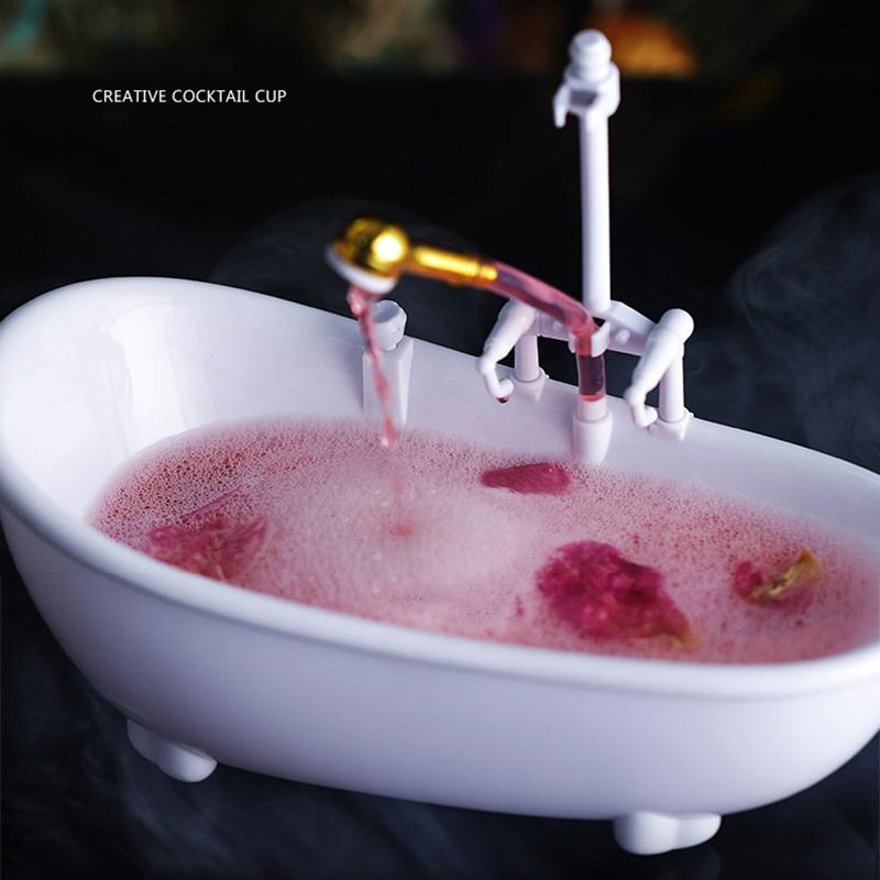1:6 Scale Dollhouse Electric Bathtub Bathroom Furniture Miniature Bathroom Kids Dollhouse Toy Accessories