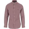 Polo FW24 Plaid Logo Embroidered Button-Down Long Sleeve Shirt Men Shirts 710929345-008