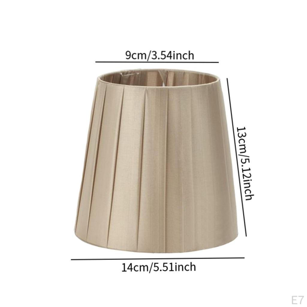 Lamp Shade for Table Lamp, Desk Cover, Replacement Pleated Lampshade Kitchen, Home, Decor