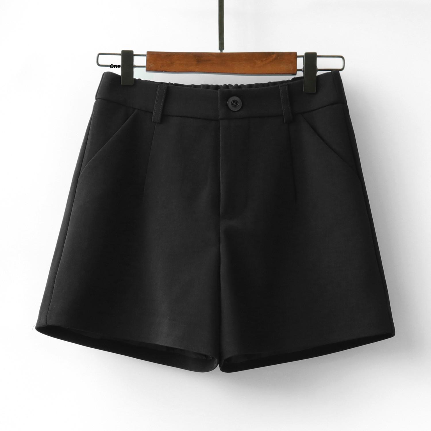 

Женские летние шорты А-силуэта с высокой талией и широкими штанинами 2022 года: Узкий, свободный и повседневный крой XS