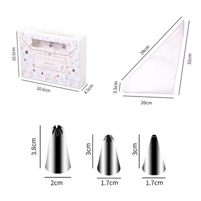 Conjunto de sacos de confeitar