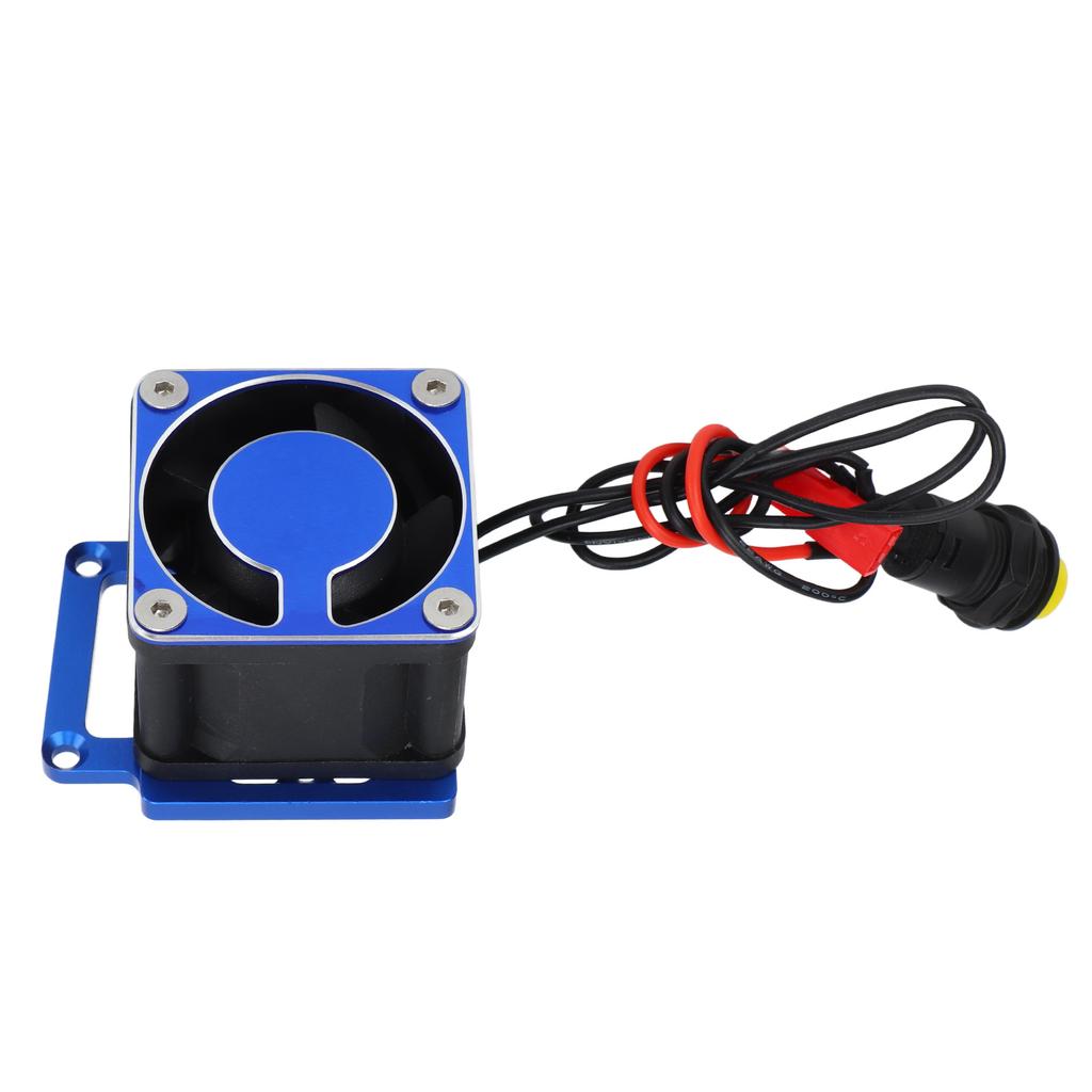RC Motor Cooling Fan Aluminum 4028 High Speed Motor Heat Sink for Traxxas 1 8 4WD for Sledge Monster Truck 95076 4 Dark