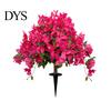 Realistisches Heim-Ornament Künstlicher Bougainvillea-Kugelbaum, Kunstseidenblumen mit Erdspieß, UV-beständige Blumen für die Haustür