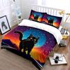 "Moonlit feline dreamscape." Bedding sets Duvet covers Pillowcases(1* Duvet Cover 2* Pillowcases without duvet insert)