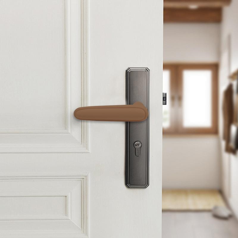 Door Handle Cover 2X Door Handle Cushion Covers Silicone Anti-Collision Sleeve For Bedroom Bathroom Study Room Kids Safety