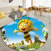 Tappeto Rotondo Api e Maya, Tappeto per Soggiorno Camera da Letto Divano Sala Giochi Decorazione, Tappetino Antiscivolo 34
