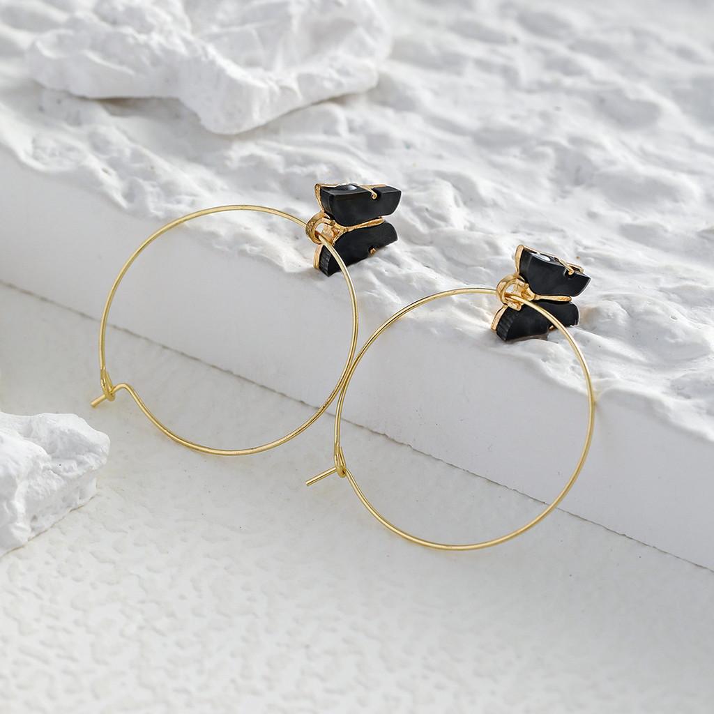 Unique Stylish And Butterfly Earrings Womens Geometric Jewelry Alloy