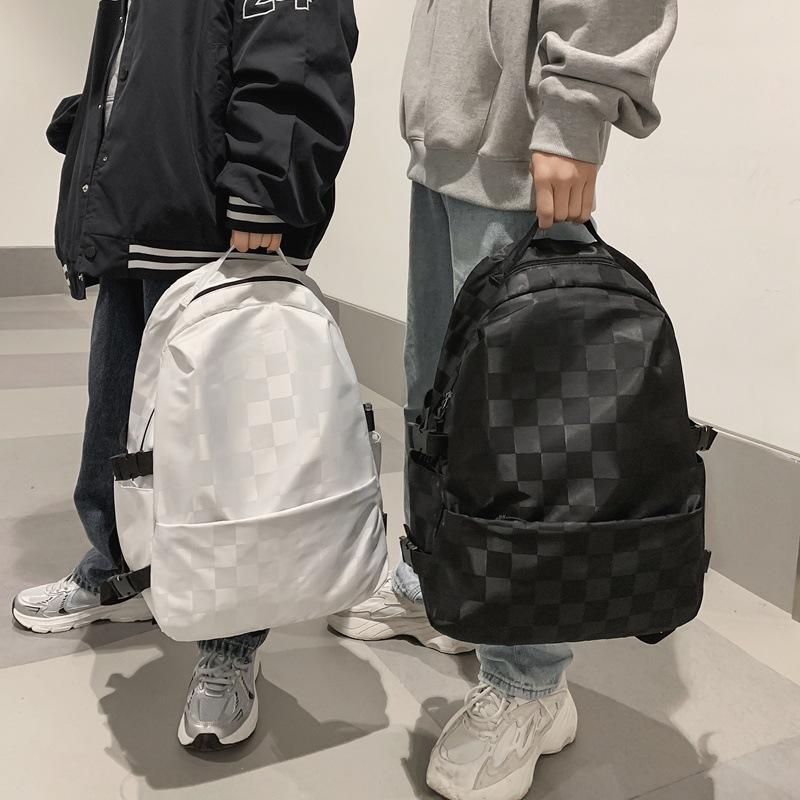 School Bag College Student High Fashion High School Student Trend Large Capacity Travel Backpack New Simple Backpack