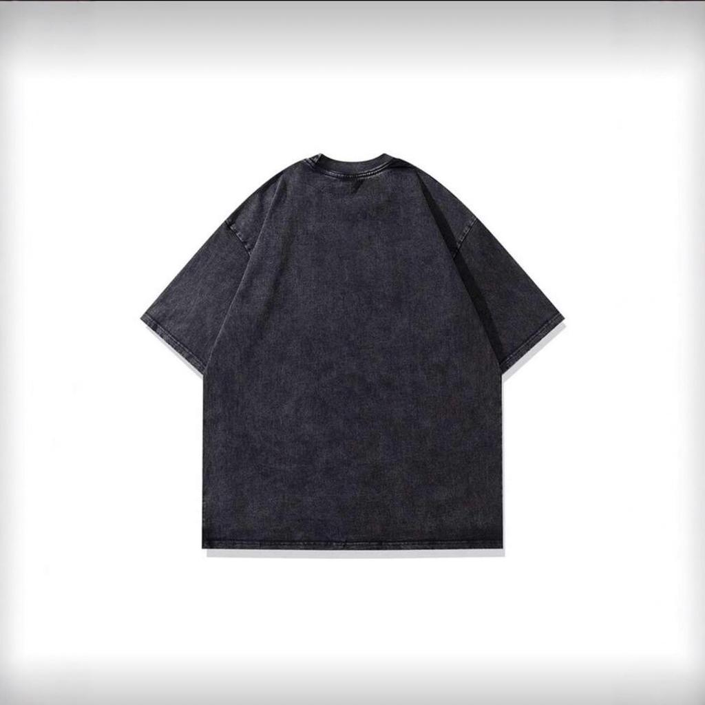 Unisex Vintage Used Wash T-Shirt: Street Style Retro Oversized T-Shirt