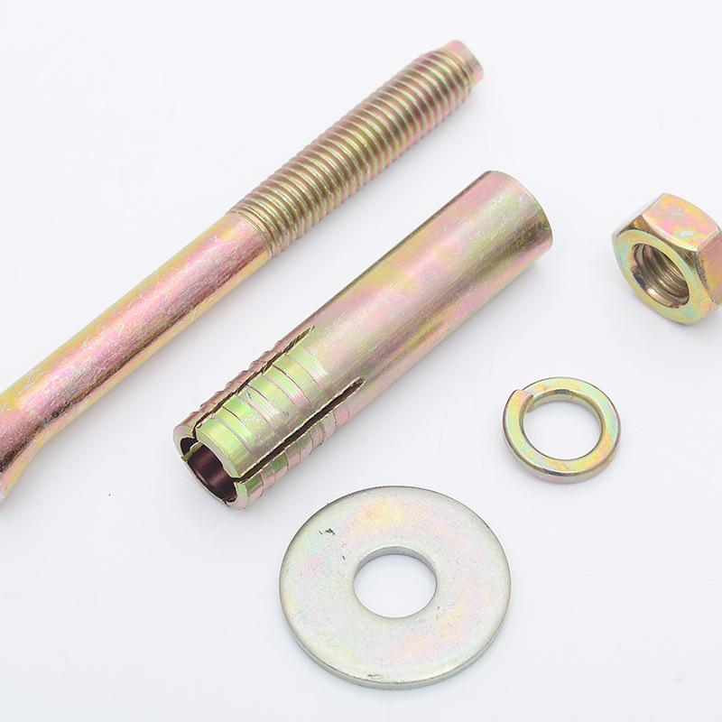 Color-Plated Zinc Elevator Expansion Bolts & Screws M6/M8/M10/M12
