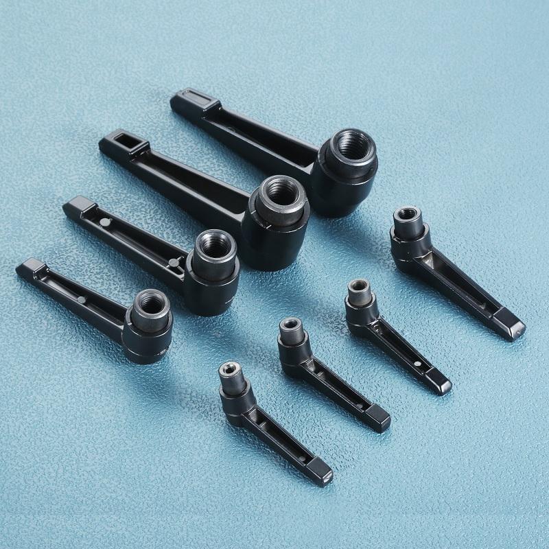 Maniglie Viti Manopole di Bloccaggio Leva di Serraggio Regolabile Macchinari Manopola di Bloccaggio Filettatura Femmina M4 M5 M6 M8 M10 M12 M14 M16 Nero 1pz
