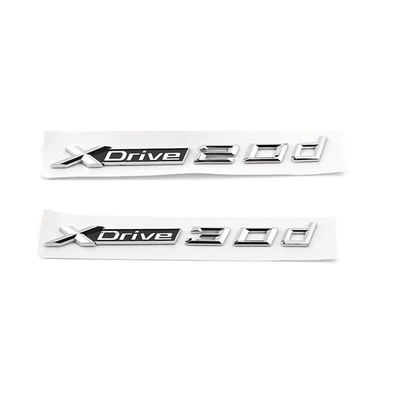 Car Trunk Stickers For BMW X1 E87 F48 X3 F25 E83 X4 X5 E70 F15 X6 E71 F16 X7  XDrive 18d 20d 30d 40d 50d Emblem Logo Accessories