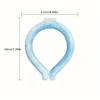 Wearable Neck Cooler - Reusable Cooling Tube for Summer Freeze Activated Neck Sleeve Hot Weather Relief for Outdoor Work/Travel