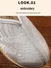 Boys' Hanfu Shoes: Kids' Embroidered Ancient Style Cloth Shoes for Spring, Summer, Autumn