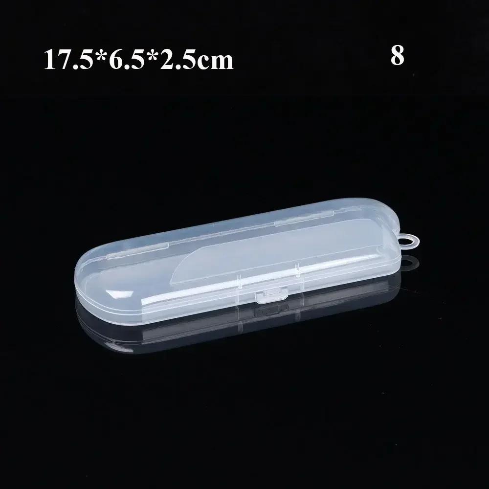 Transparent Storage Box Holding Case Jewelry Beads Container Fishing Tools Accessories Box Small Items Sundries Organizer