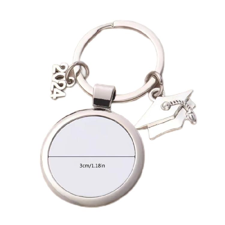Llavero de Metal DIY con Impresión por Transferencia de Calor Llavero en Blanco para Sublimación Joyería