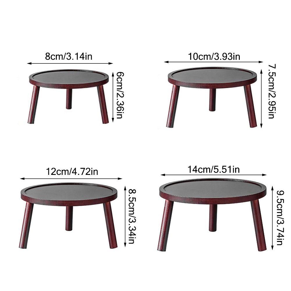 Soucoupe de pot de fleurs jaune rouge Support rond pour plantes Base de bonsaï de haute qualité Maison Bureau