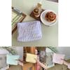 Fresh Plaid Portable Cosmetic Storage Bag Makeup Pouch Stationery Bag Toiletry Touch-up Bag