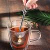 Tea Maker Loose Leaf Tea Infuser Stainless Steel Tea Ball with Fine Mesh Strainer And Retractable Long Handle Reusable Tea Steeper for Herbal Black