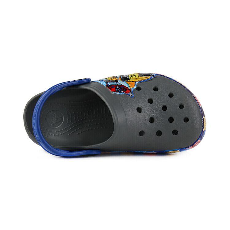 Crocs Classic Clog CFL Transformers Bnd Lt Slate Graffiti Kids Clogs Gray 205501-0DA