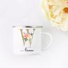 Personalized Name Enamel Mug Wedding Bachelor Party Wine Cup Bridesmaid Bride Valentine's Day Christmas Gifts for Her