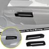 For 2015-2025 Ford Mustang ABS Black Inner Door Armrest Handle Cover Trim Shell