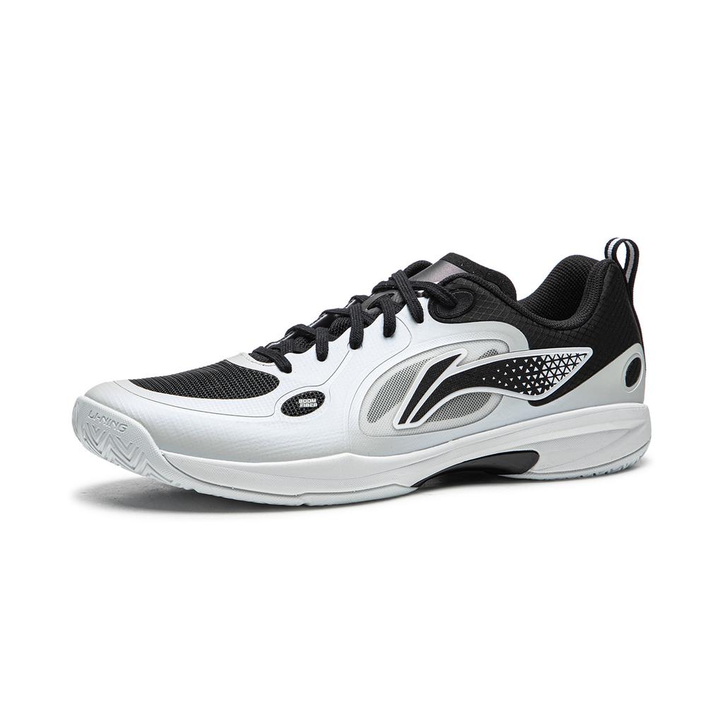 Li Ning Table Tennis Collection Mid Top Athletic Shoes Unisex Black White APPW013-2