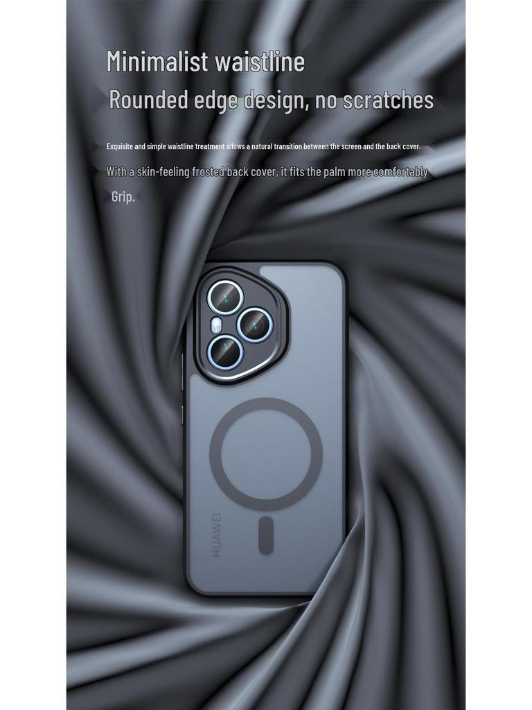 Honor400 Pro Magnetic Airbag Anti-Fall Frosted Phone Case – Overseas Version