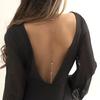 Jewelry, Sexy Star Tassel Necklace, Body Chain Integrated Chain, Simple Thin Chain Metal Necklace.