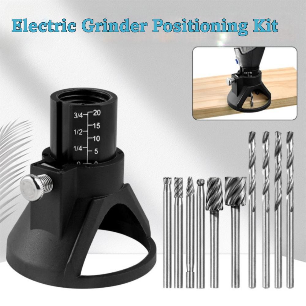 Dedicated Locator Rotary Router Bits Rotary Engraving Holder Twist Drill Bit Set DIY Crafts