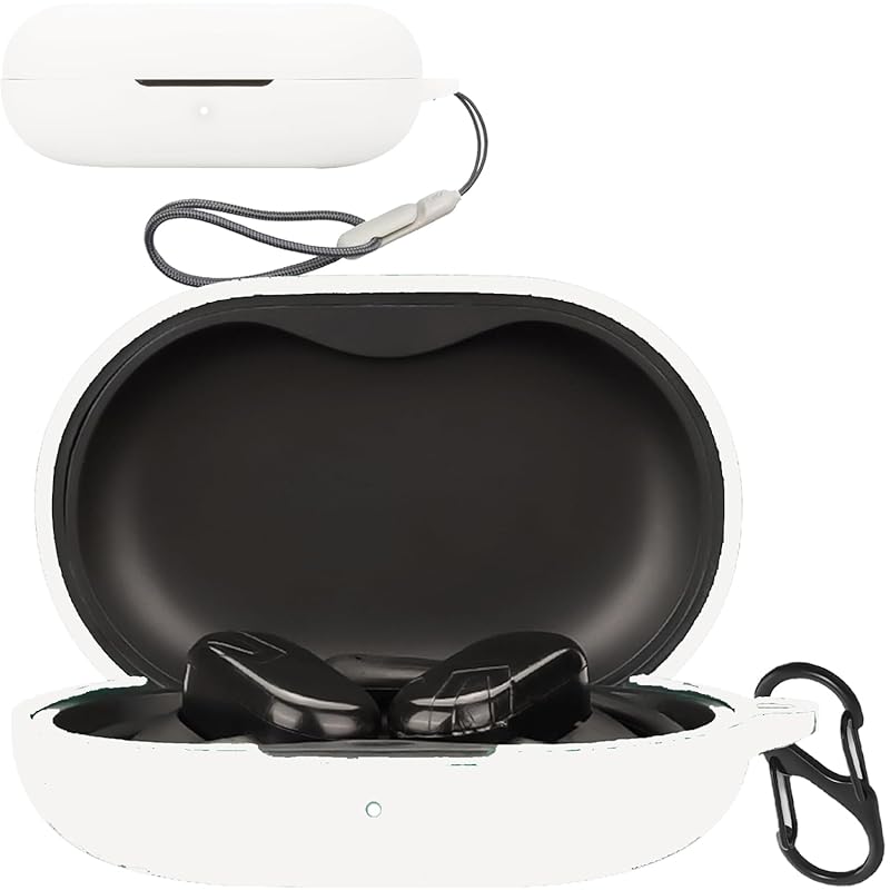 

For SOUNDPEATS Breezy case Cover [HNWEIWEI] for silicon storage case convenience With carabiner trip lightweight protective cover Scratch prevention