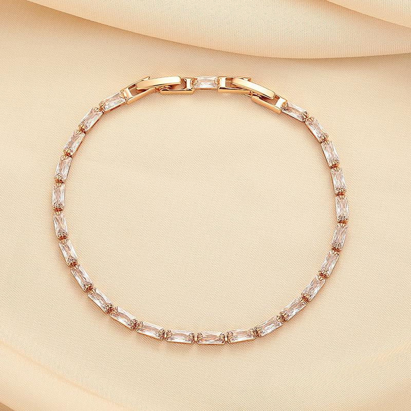 Mihmily brand-pink gem bracelet, simple niche high-end luxury fashion