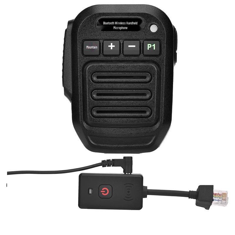 T5 Walkie-Talkie Bluetooth Microphone for Yaesu 7900R/1907R - K, M, Crystal Head Compatible