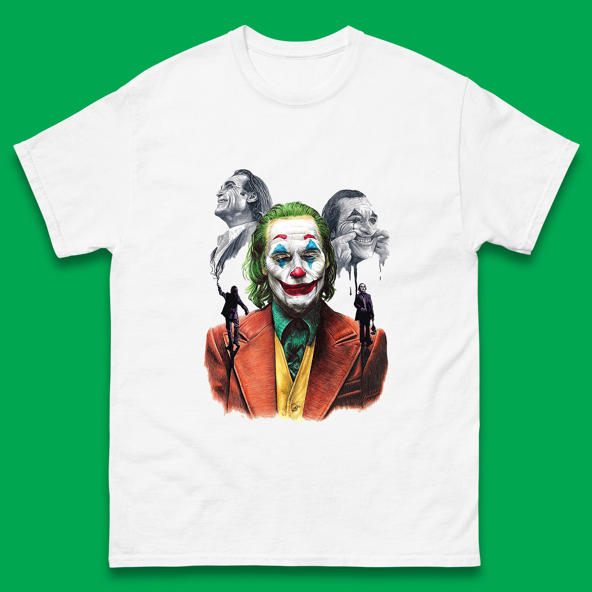 The Joker Why So Serious? Movie Villain Comic Book Character Supervillain Movie Poster Mens Tee Top S