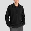 Skechers Comfortable Knitted Polo Neck Pullover Sweatshirt Men Tops L125M041-03B6