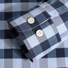 Goldlion GY Men's Casual Plaid Long-Sleeve Shirt