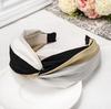 New Fashion Women Hairband Wide Side Headband Cross Knot Turban Classic Striped Headwear Girls Hair Accessories Drop Shipping